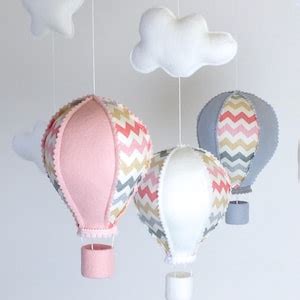 Baby Mobile Hot Air Balloon Mobile Baby Girl Mobile Baby Mobile Nursery Decor Gift