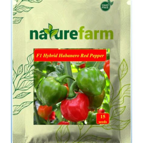 Jual Naturefarm Benih Bibit Cabe Habanero Red Hot Pepper Isi 15 Seeds Shopee Indonesia