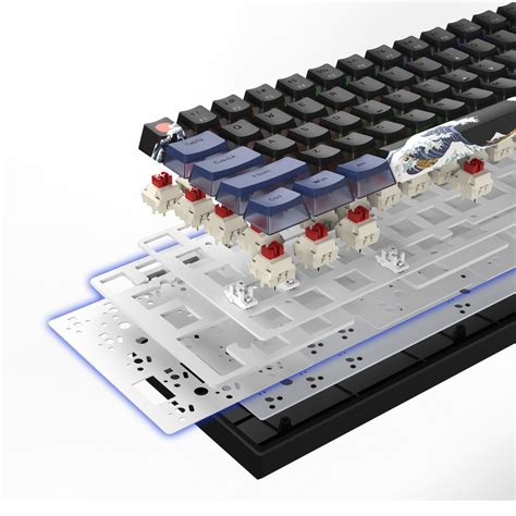 Womier Wk61 V2 60 Hot Swappable Rgb Mechanical Wired Gaming Keyboard