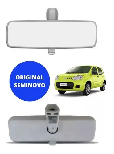 Espelho Retrovisor Interno Fiat Uno Way Vivace Original Parcelamento