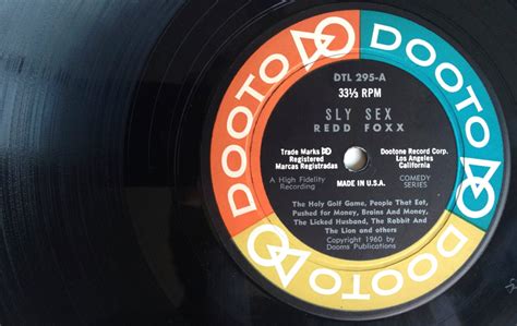 Redd Foxx Sly Sex LP Vinyl Record Album Dooto Records Etsy