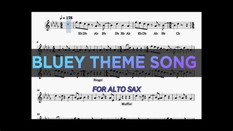 How To Play The Extended Bluey Theme Song On Sax Saxzsmith Youtube