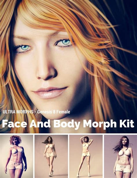 Face And Body Morph Kit For Genesis 8 Female Render State