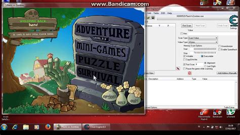 How To Use Cheat Engine In Plants Vs Zombies Youtube