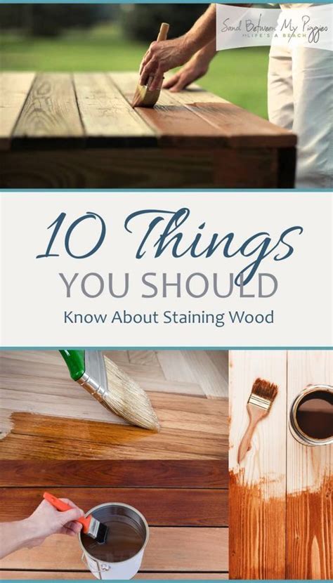 Things You Should Know About Staining Wood Staining Wood Diy Wood