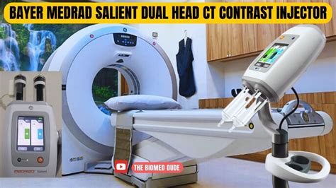 Dual Head Ct Contrast Injector Bayer Medrad Salient How To Use