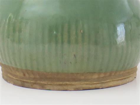 Chinese Stoneware Jar Celadon Fluted Detail Ming Dynasty Th To Th