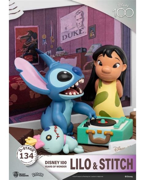 Disney S 100th Diorama D Stage Lilo Stitch