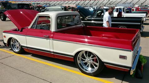 Red White Chevy C Truck Goodguys Texas Db C Chevy Truck