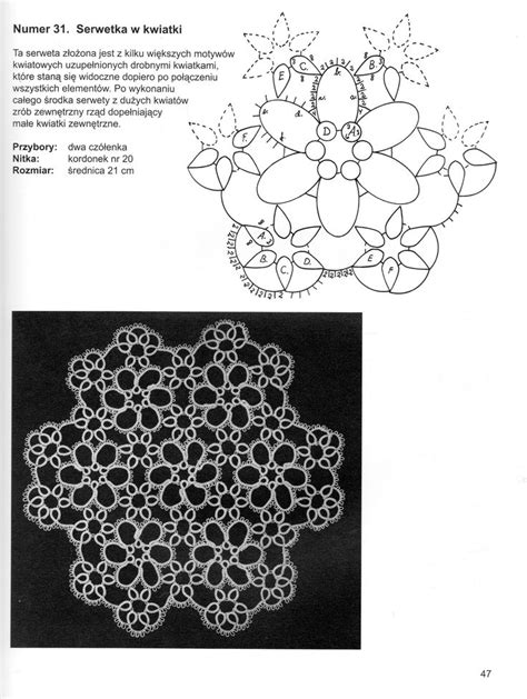 Pin By Magda K On Rob Tka Frywolitka Tatting Patterns Needle Tatting