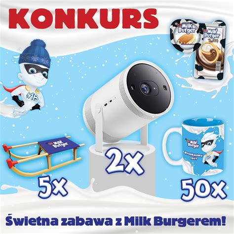 Świetna zabawa z Milk Burgerem Konkursy Columbit