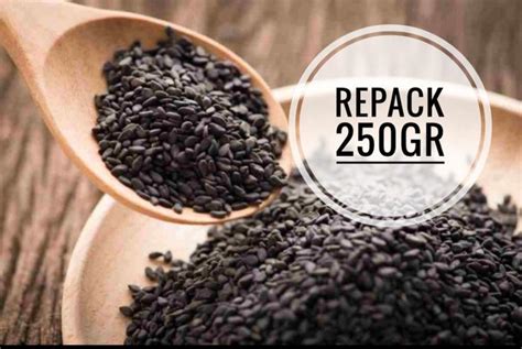 Jual Wijen Hitam Repack Gr Black Sesame Seeds Di Lapak Berkatjaya