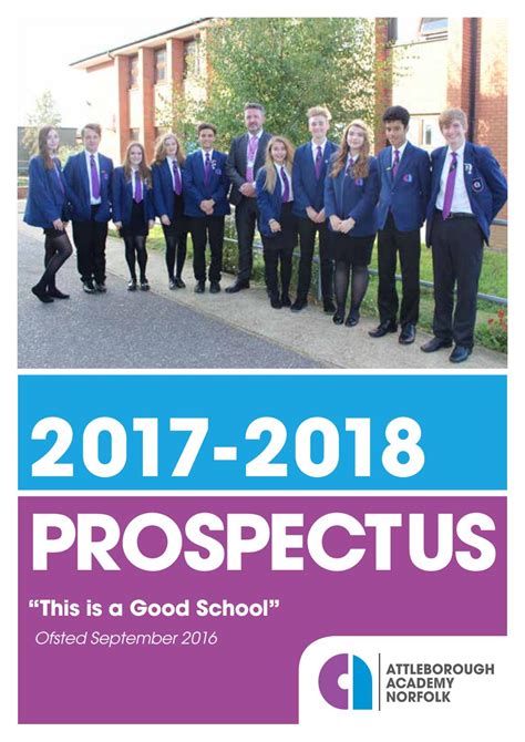 Attleborough Academy Norfolk Prospectus 2017 2018 By New Media Issuu