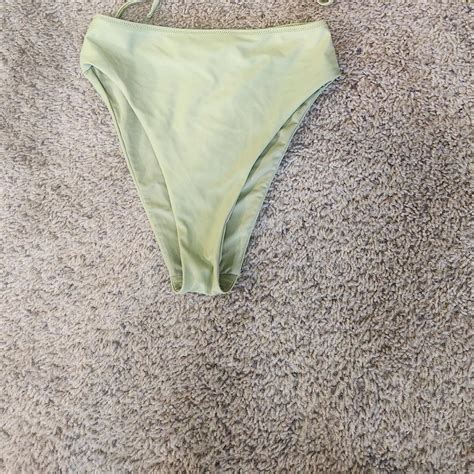 Aerie Women S Green Bikini And Tankini Bottoms Depop