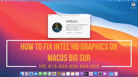 How To Fix Intel Hd Graphics And On Macos Big