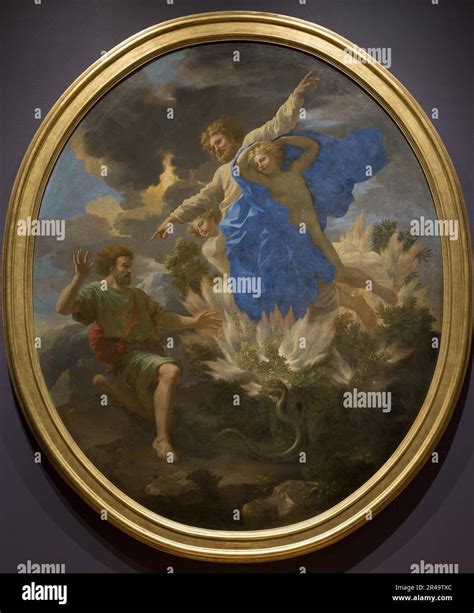 Moses and the Burning Bush, 1641 Stock Photo - Alamy