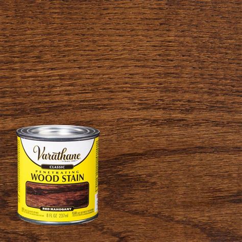 Varathane 8 Oz Red Mahogany Classic Wood Interior Stain 339733 The