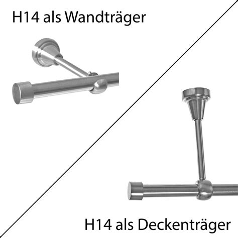 Gardinenstange Set Edelstahl Look Metall Kaufland De