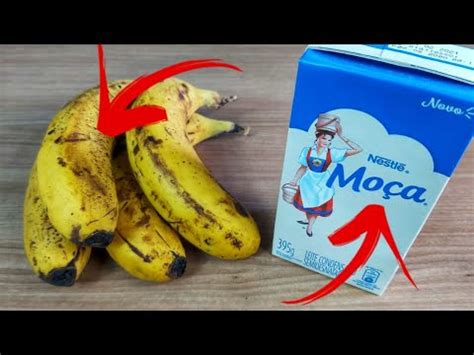 VOCÊ NUNCA MAIS VAI JOGAR BANANA FORA DEPOIS DE VER ESSA RECEITA