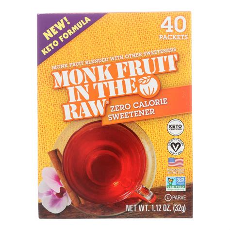 Monk Fruit In The Raw – Sweetener Monk Fruit & Raw Keto – Case Of 8-40 ...