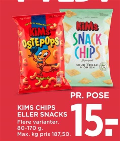 Kims Chips Tilbud Hos MENY