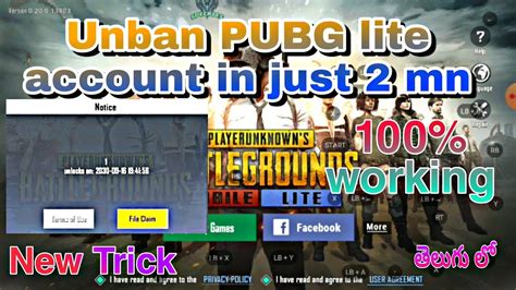 How To Unban Pubg Mobile Lite Account 2021 Unban Pubg Lite Account