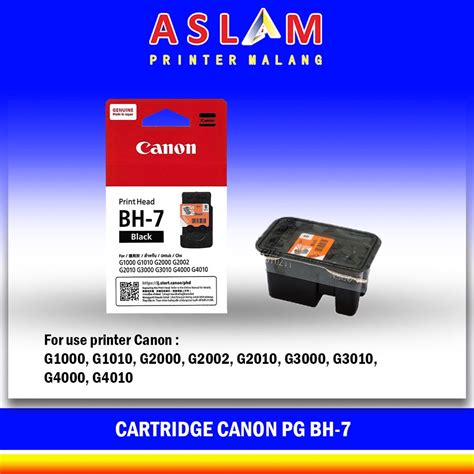 Jual Printhead Canon BH7 Print Head Cartridge Canon CA91 CA 91 BH 7