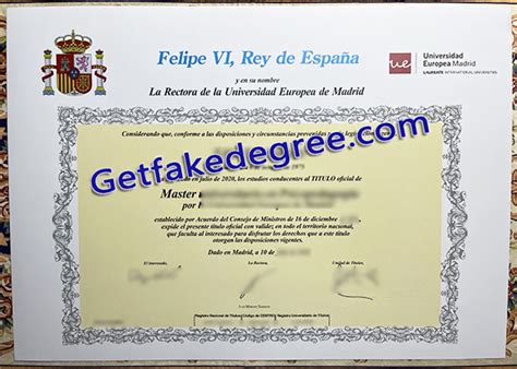 Buy Fake Universidad Europea de Madrid Degree - Buy Fake High School and University Diplomas ...