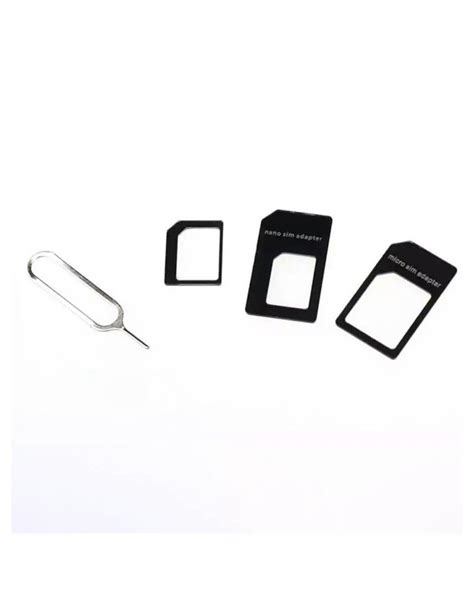 NOOSY R SIM 3 In 1 NanoSIM MicroSIM Clip Adapter Blister