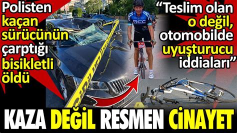 Bostancıda otomobilin çarptığı bisikletli hayatını kaybetti Kaza