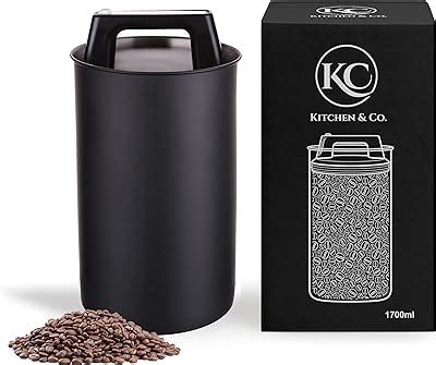 Airscape Coffee Storage Canister Kg Dry Beans Extra Large Kilo