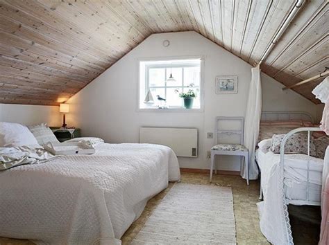 Attic Master Bedrooms With Scandinavian Design