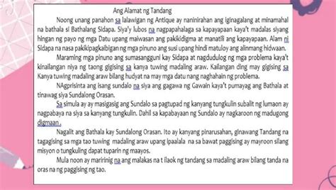 TALASALITAAN Ibigay Ang Kahulugan Ng Mga Salita Piliin Ang Letra Ng