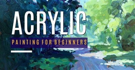 Acrylic Painting for Beginners. The Course - Malcolm Dewey Fine Art