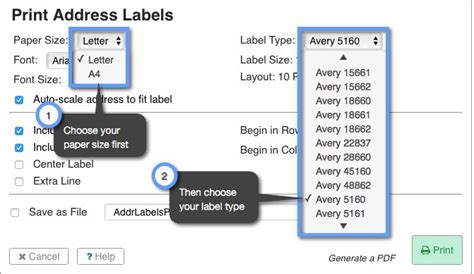 41 Avery Address Labels 18660