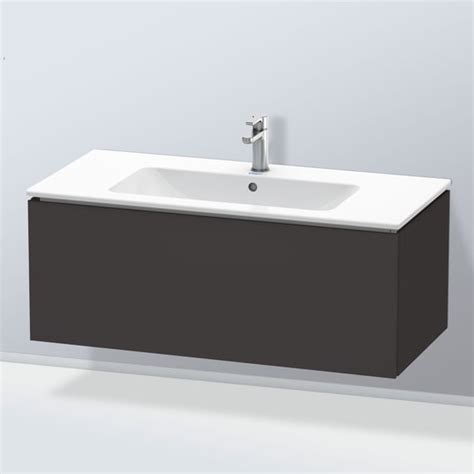 Duravit ME By Starck Vasque Avec Meuble Bas 1 Tiroir Graphite Ultra