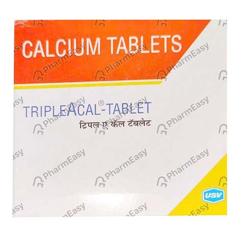 Buy Tripleacal Mg Tablet Online At Flat Off Pharmeasy