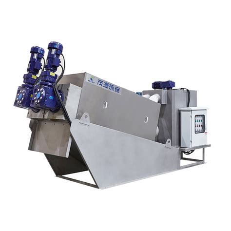 Multi Disc Stainless Steel Screw Dehydrator Screw Press Sludge