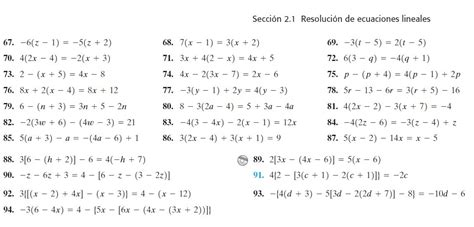 Ejercicios De Ecuaciones Simples