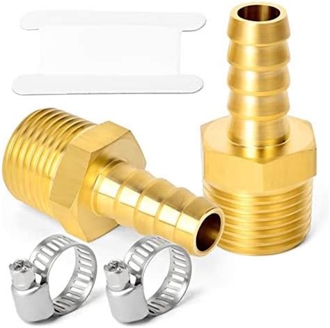 Amazon TAISHER 2 PCS Brass Of Hose Barb Fittings 3 8 9 5mm Barb