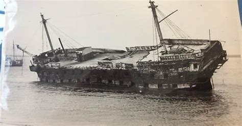 24 September 1940 Sinking Of Training Ship Hms Wellesley By Dive