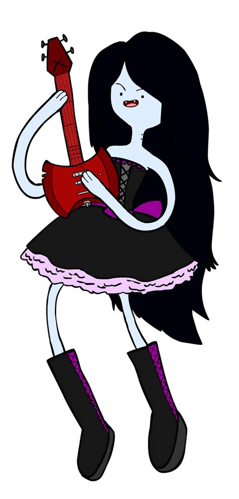 Marceline with her guitar by PandasEatingCupcakes on DeviantArt