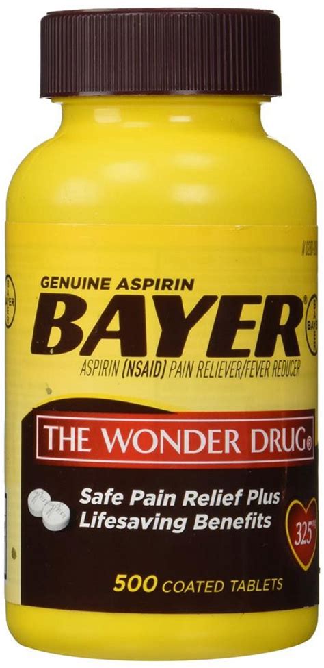 Bayer Genuine Aspirin Pain Reliever And Fever Reducer Pack Of 2