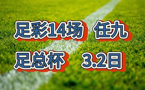 足彩14场3 2日，足总杯 哔哩哔哩