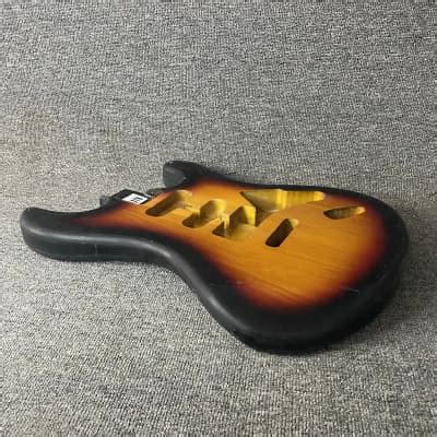 Solid Basswood Stratocaster Strat Style Guitar Tobacco Burst Reverb