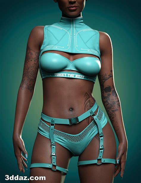 X Fashion Dark Secrets Outfit for Genesis 8 and 8.1 Females | DAZ资源 –