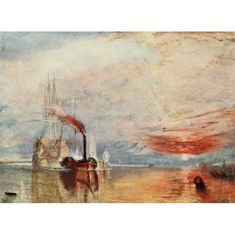 The Fighting Temeraire JMW Turner 1905 Poster Print by JMW Turner ...