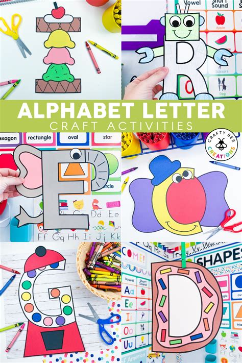 How to Use a Unique Uppercase Alphabet Craft Bundle to Learn Letters ...