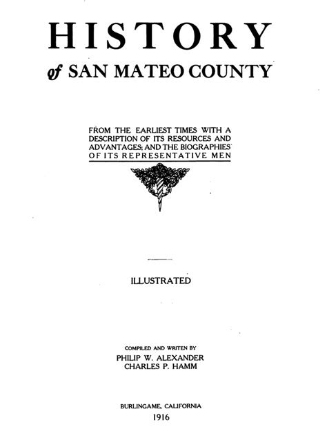 History of San Mateo County (1916) | Google Books | Public Domain