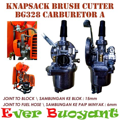 BG328 KNAPSACK BRUSH CUTTER CARBURETOR A KARBURATOR MESIN RUMPUT